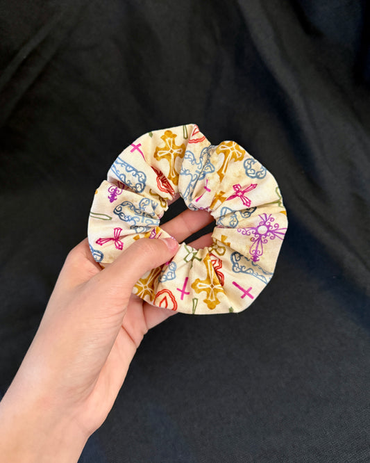 Crosses Scrunchie